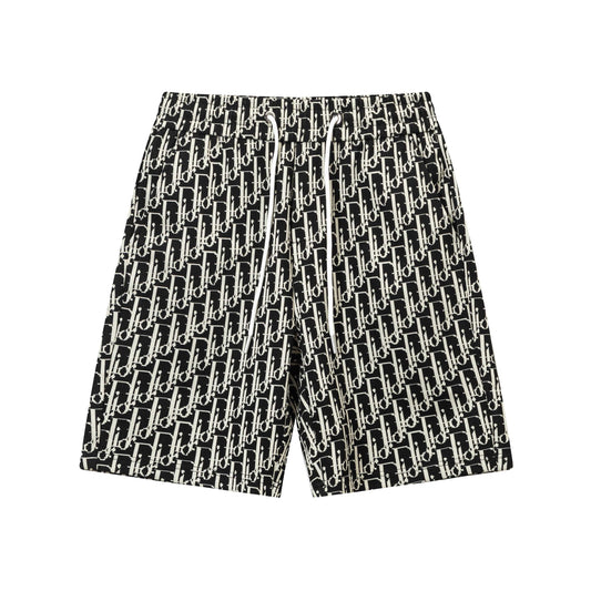 250408 New high-quality heavy jacquard fabric knitted shorts