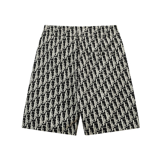 250408 New high-quality heavy jacquard fabric knitted shorts