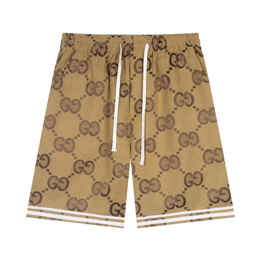 250617 New high-quality denim jacquard suit shorts