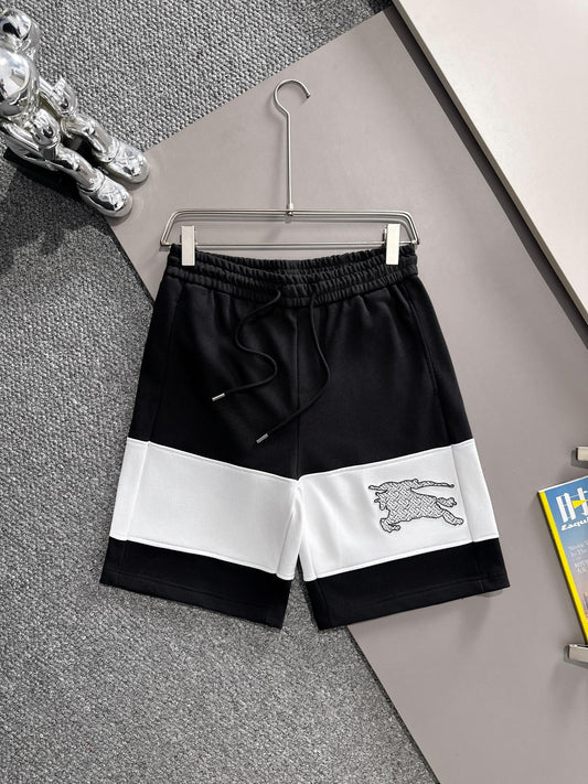 250617 New high-quality color-blocking and patchwork shorts