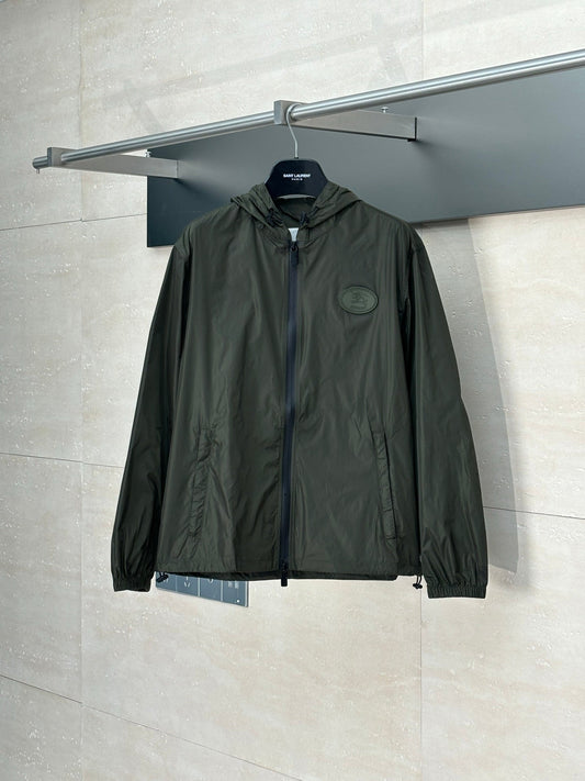250722 New high-quality nylon windbreaker hooded jacket