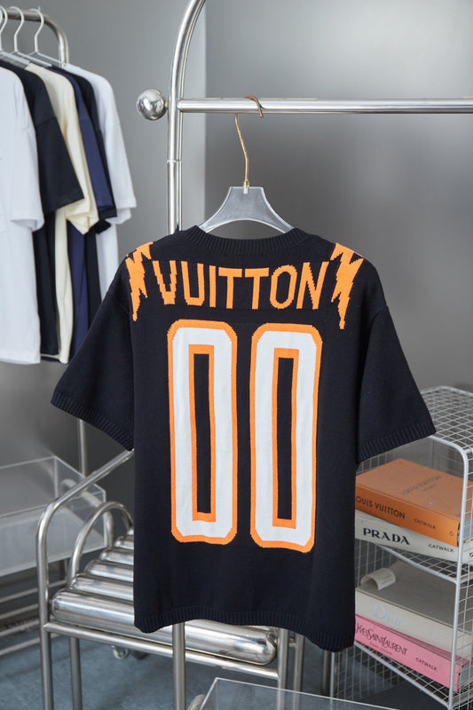 250722 New high-quality 00 ball size knitted T-shirt