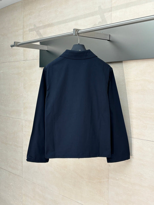 250722 New high-quality lapel long-sleeved work jacket