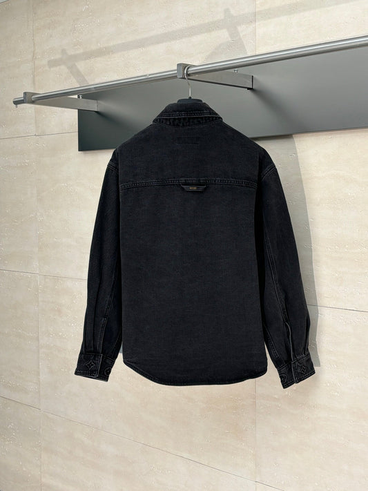 250722 New high-quality embossed denim jacket