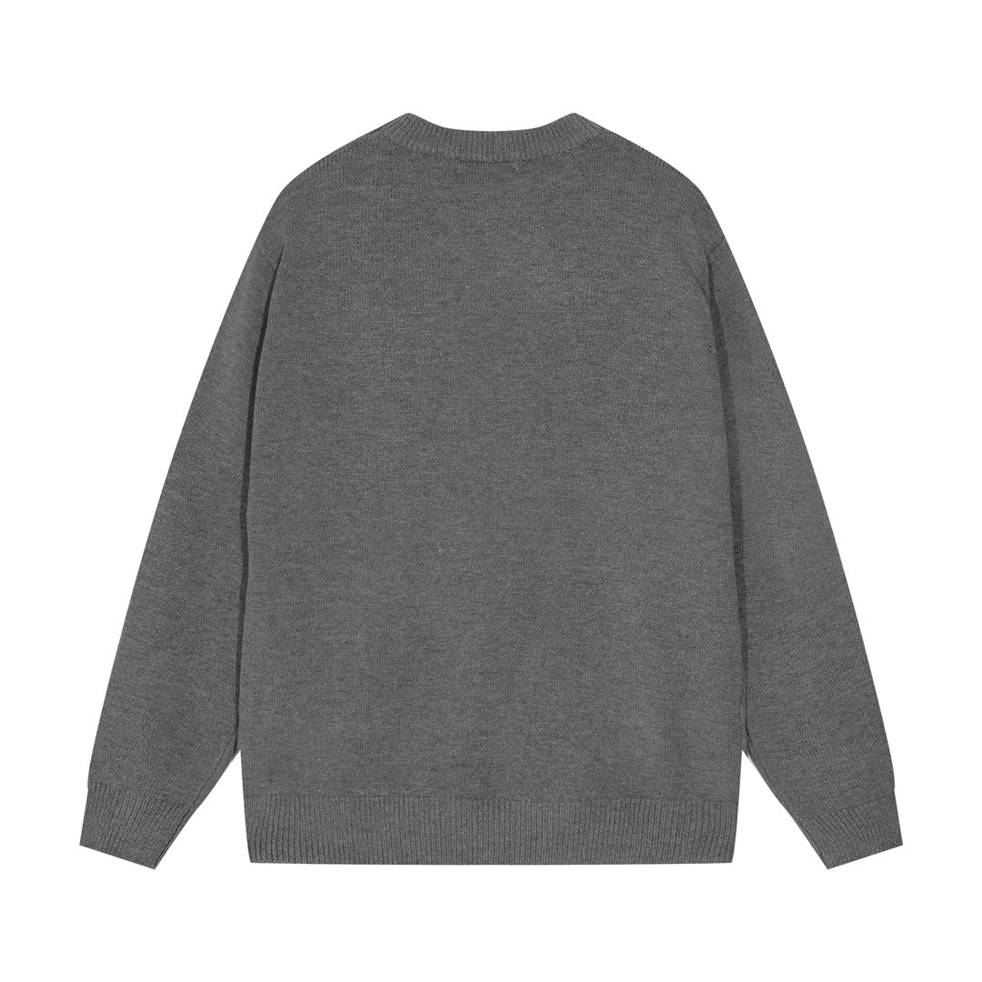 250729 New jacquard round-neck sweater