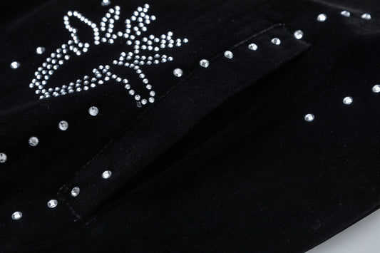 250729 New top-quality sequined velvet baseball jacket