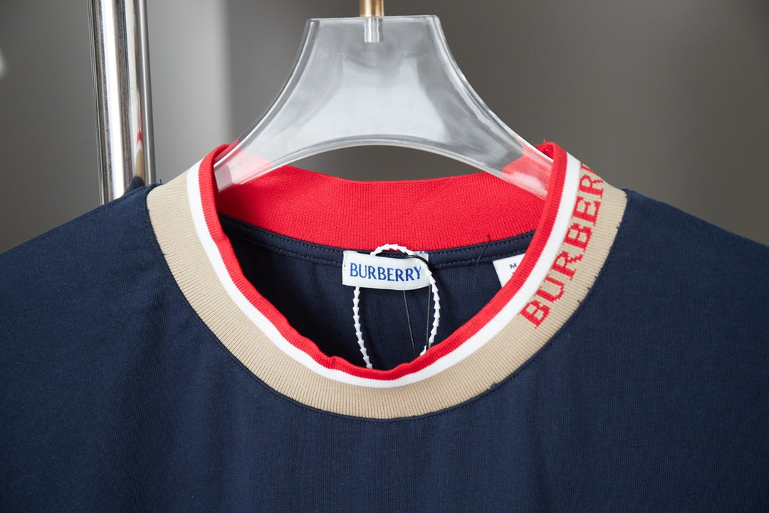 250819 New high-quality embroidered collared T-shirt