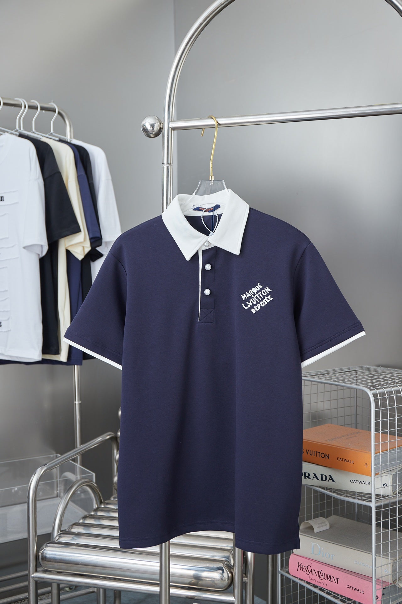 250819 New high-quality embroidered lapel POLO