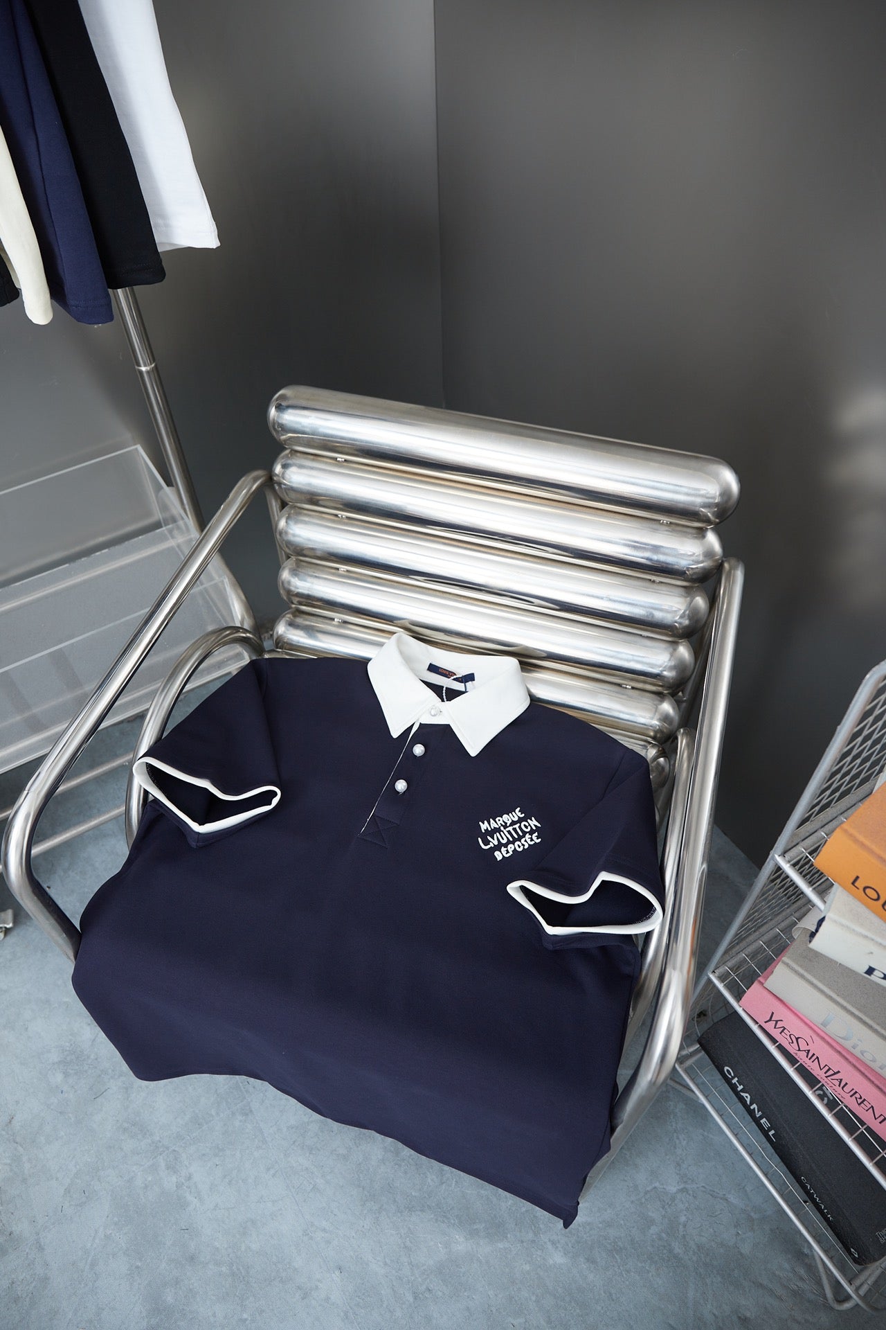 250819 New high-quality embroidered lapel POLO