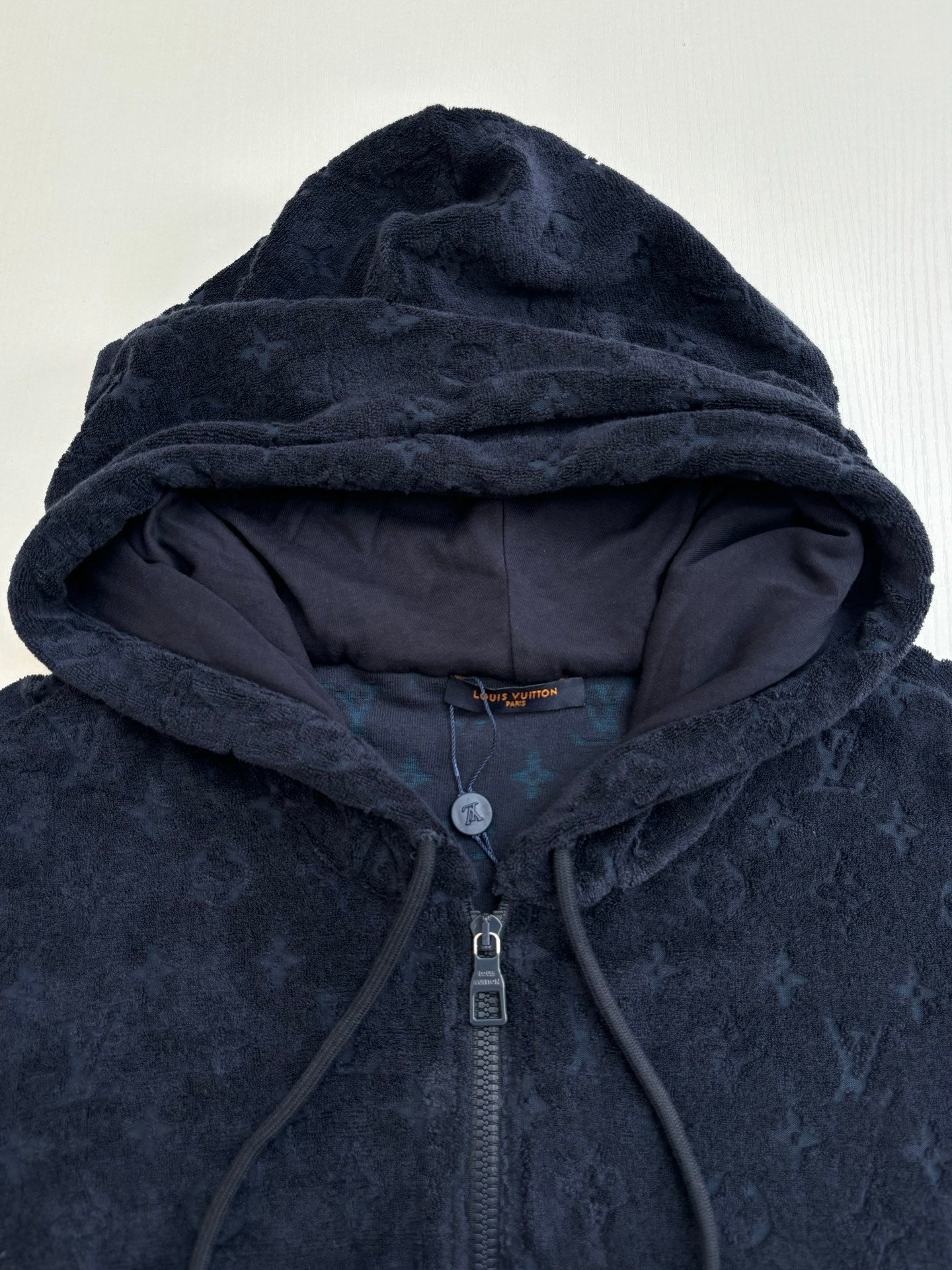250819 New high-quality cotton blended loop jacquard zipper jacket