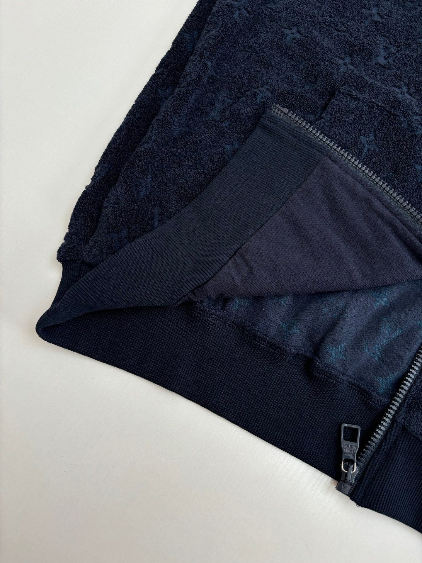 250819 New high-quality cotton blended loop jacquard zipper jacket