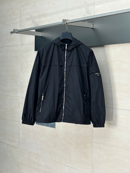 250819 New high-quality recycled nylon hooded sunproof jacket