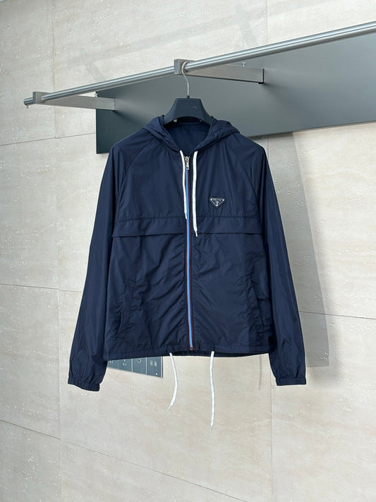 250819 New high-quality recycled nylon hooded sunproof jacket