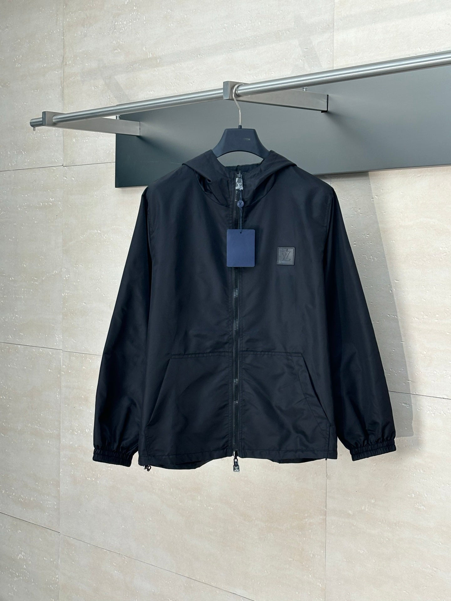 250819 New high-quality double-sided monogram jacquard windproof coat