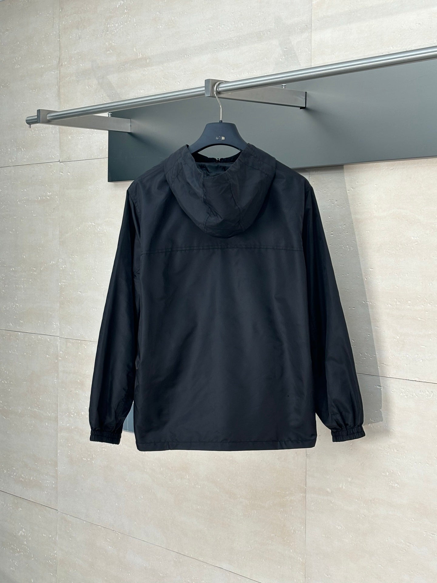 250819 New high-quality double-sided monogram jacquard windproof coat
