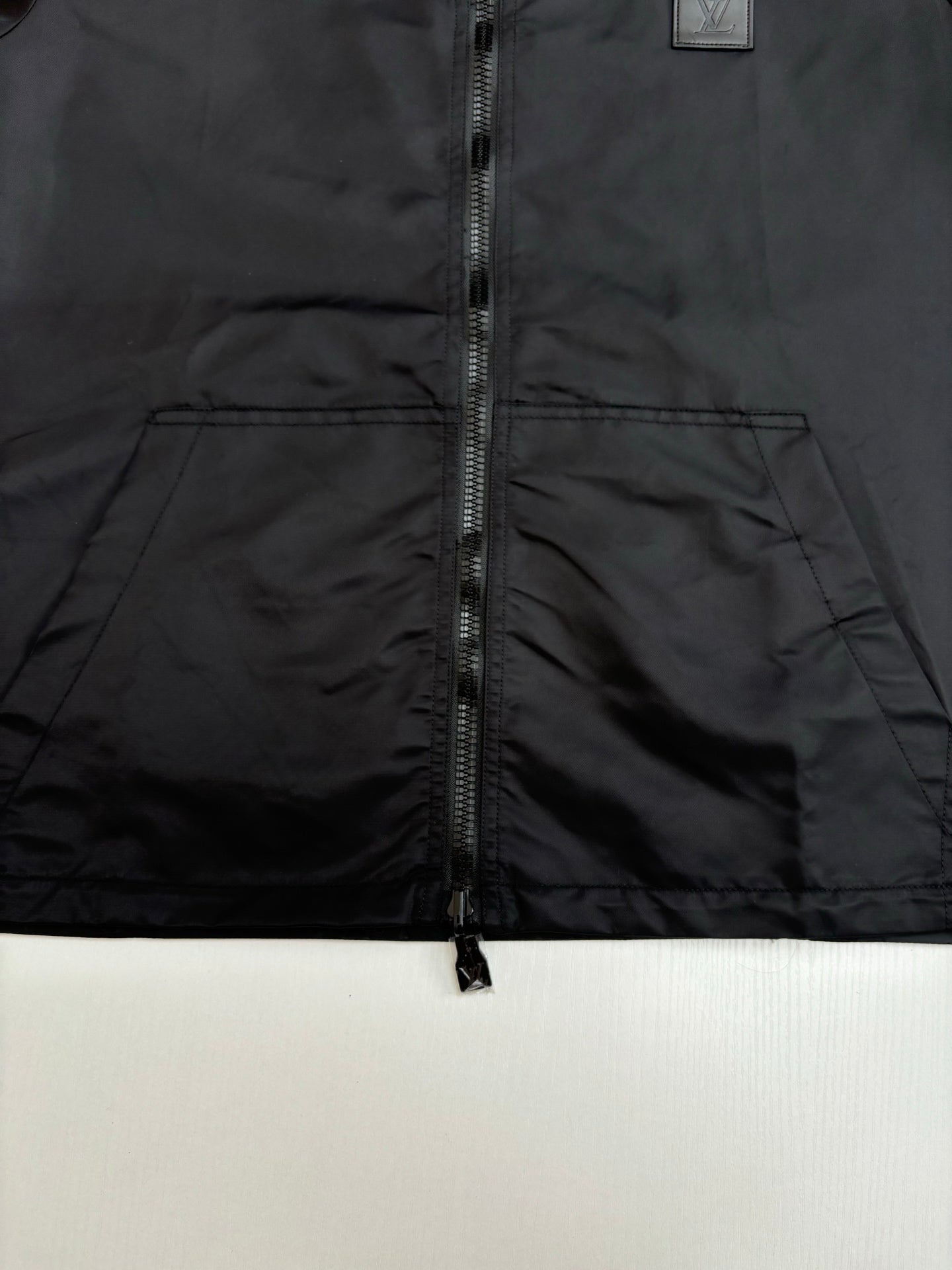 250819 New high-quality double-sided monogram jacquard windproof coat