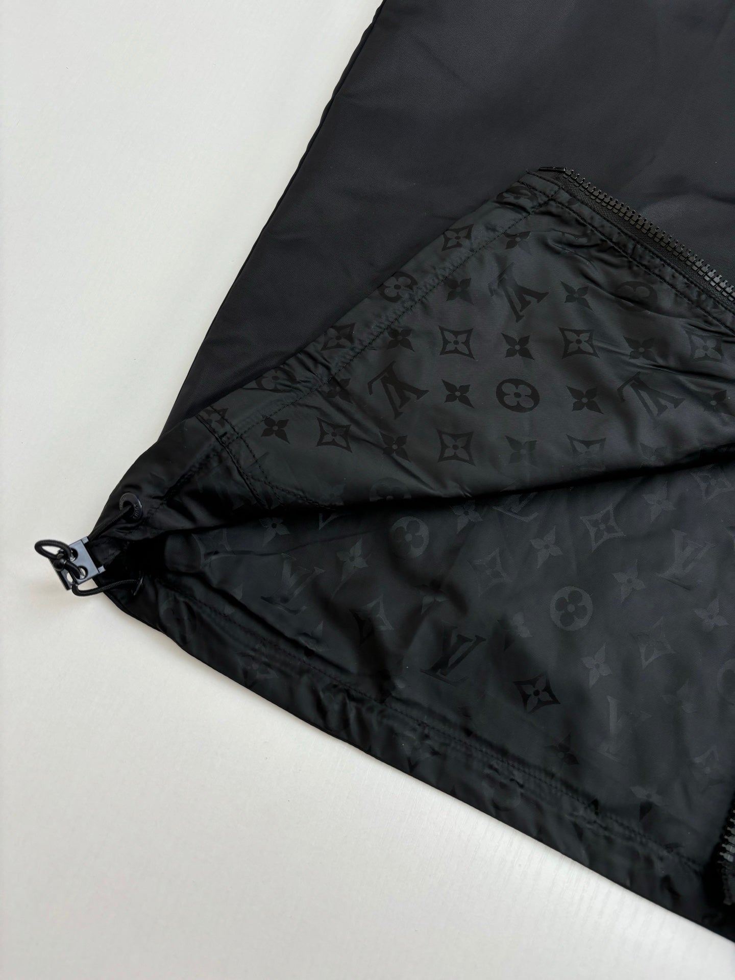 250819 New high-quality double-sided monogram jacquard windproof coat