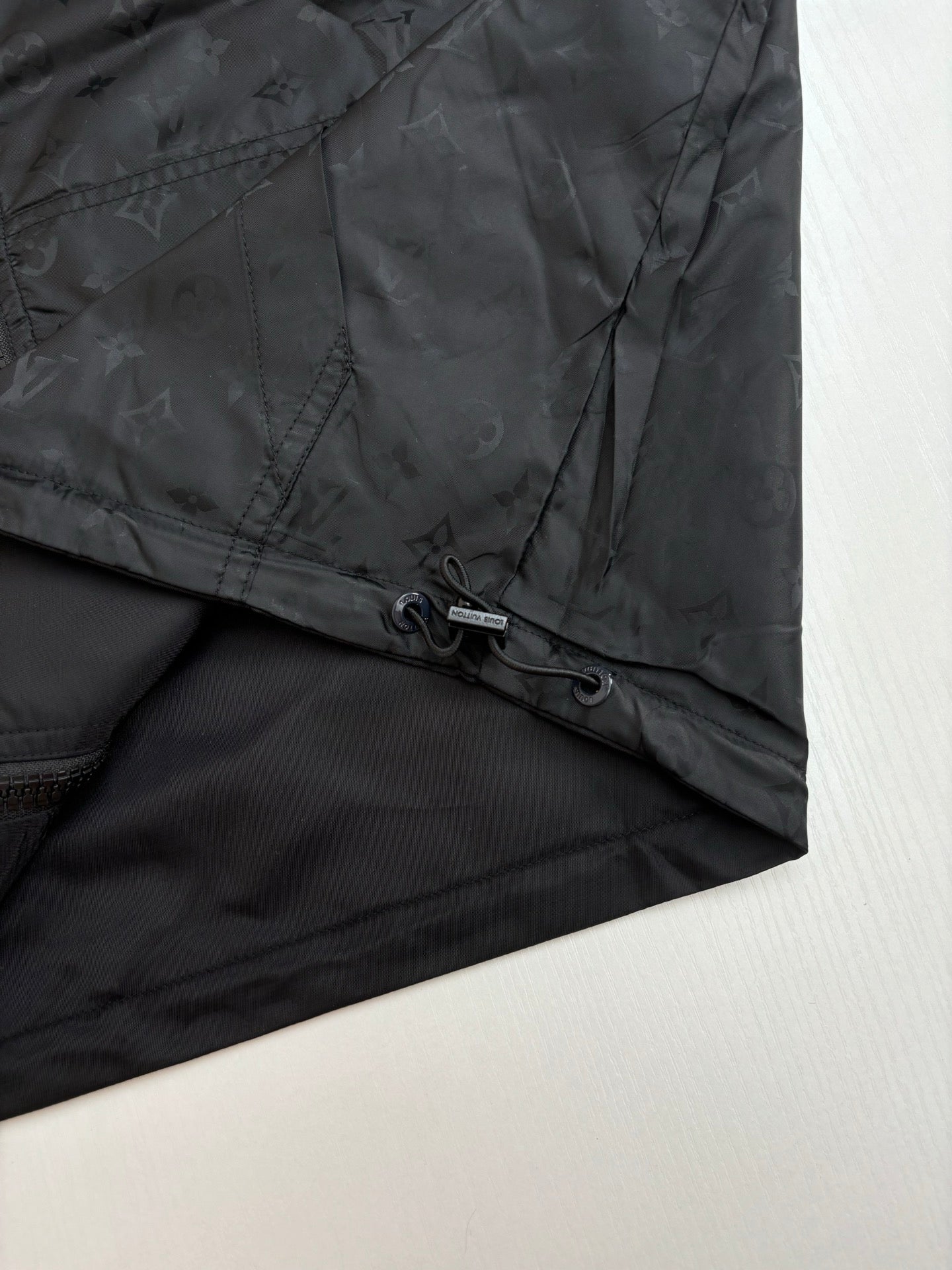250819 New high-quality double-sided monogram jacquard windproof coat