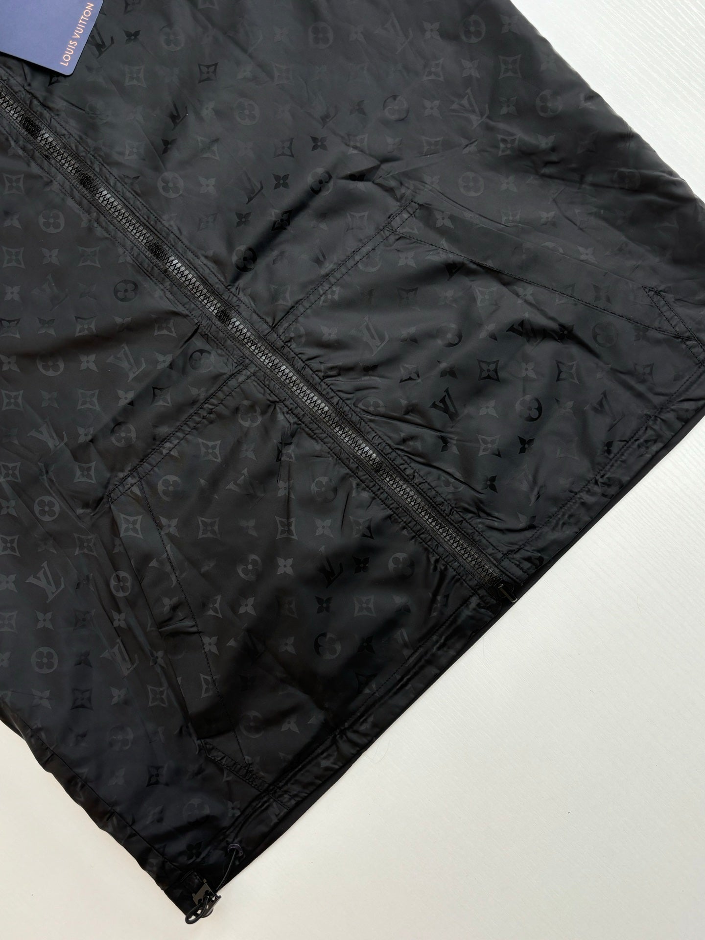 250819 New high-quality double-sided monogram jacquard windproof coat