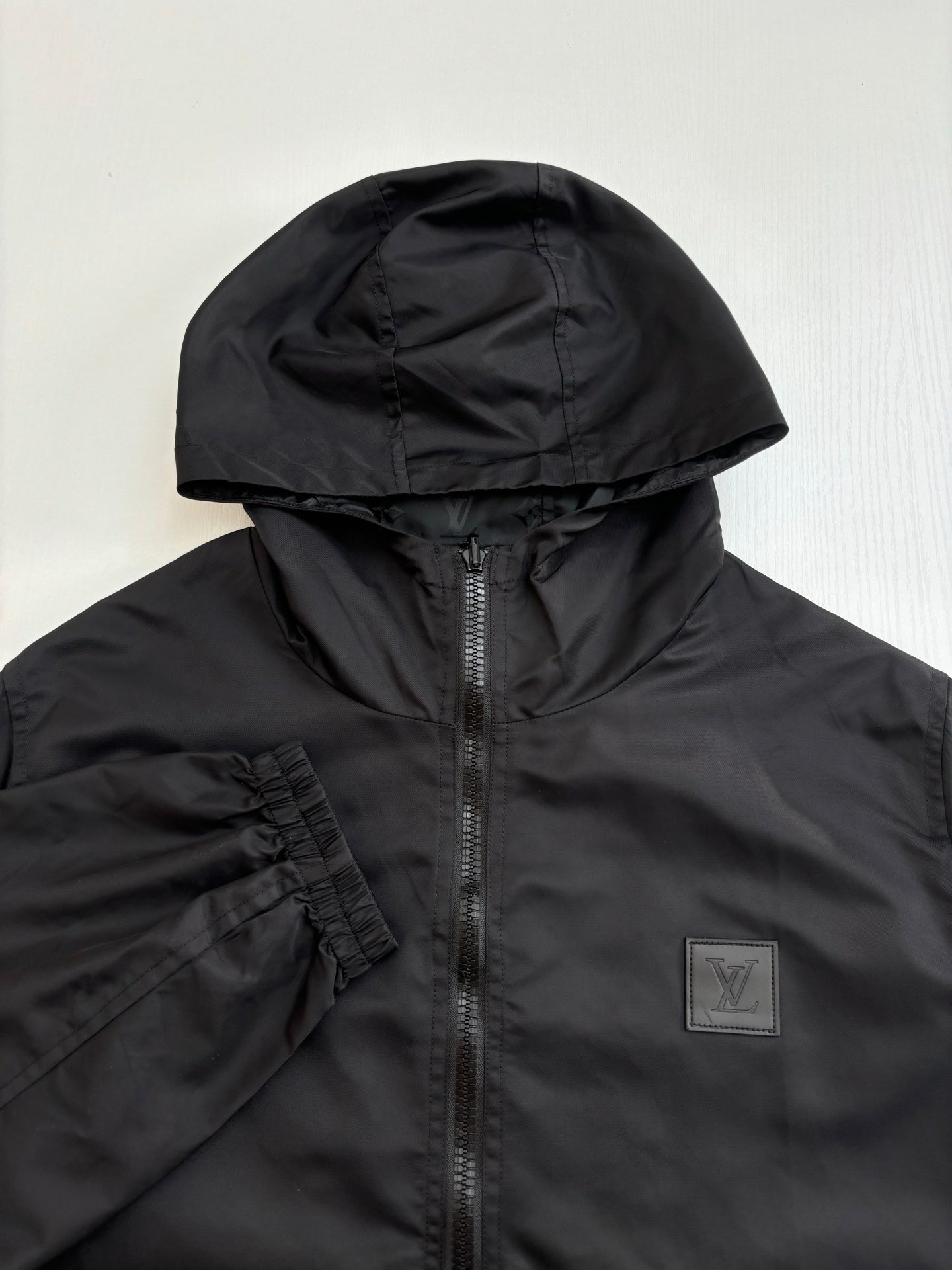 250819 New high-quality double-sided monogram jacquard windproof coat