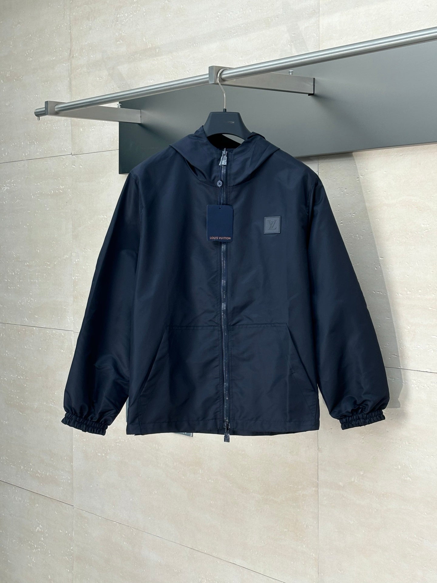 250819 New high-quality double-sided monogram jacquard windproof coat