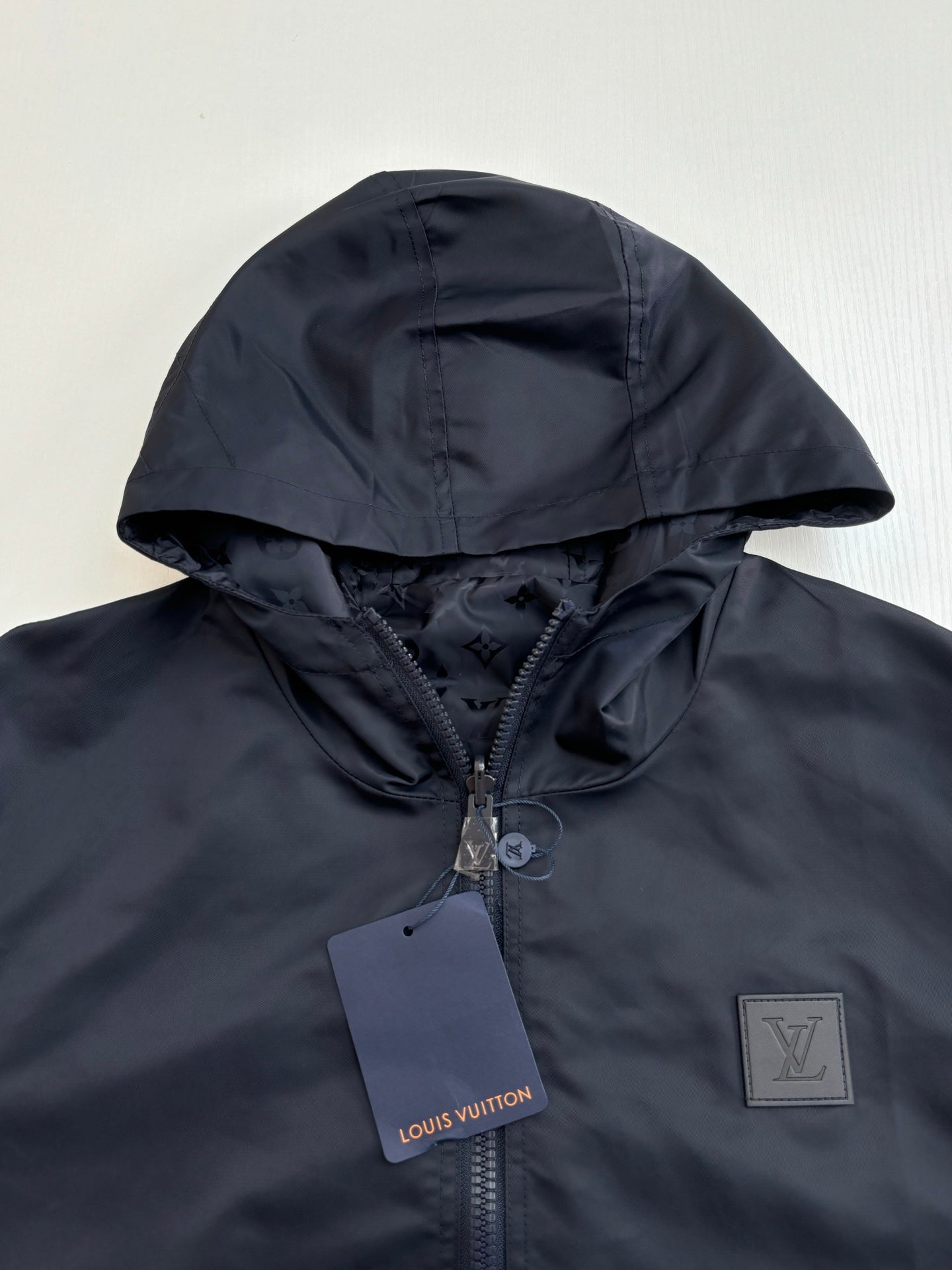 250819 New high-quality double-sided monogram jacquard windproof coat