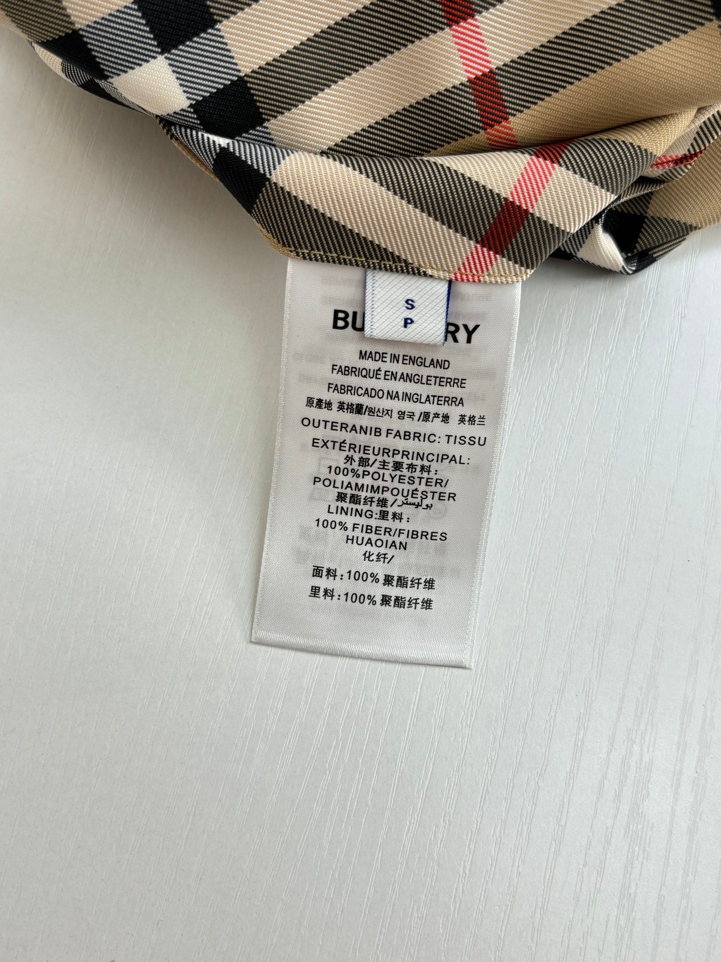 250819 A new high-quality classic checkered stand-up collar coat