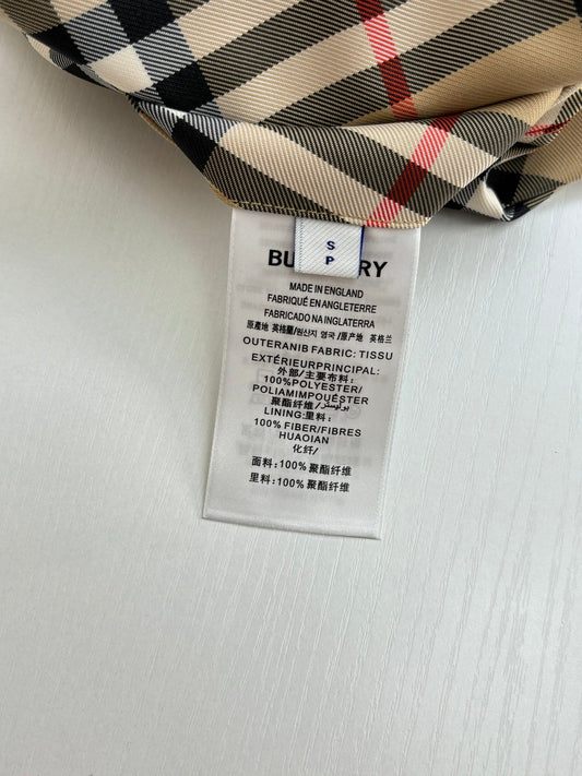 250819 A new high-quality classic checkered stand-up collar coat