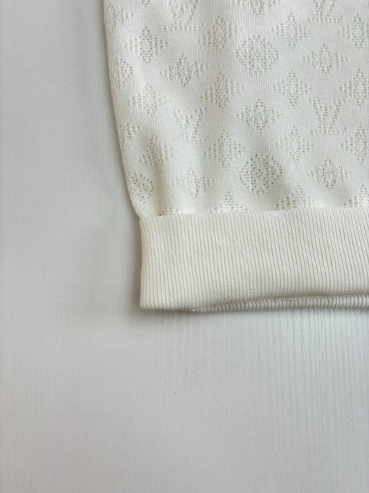 250819 New high-quality sweater with hollowed-out stitching
