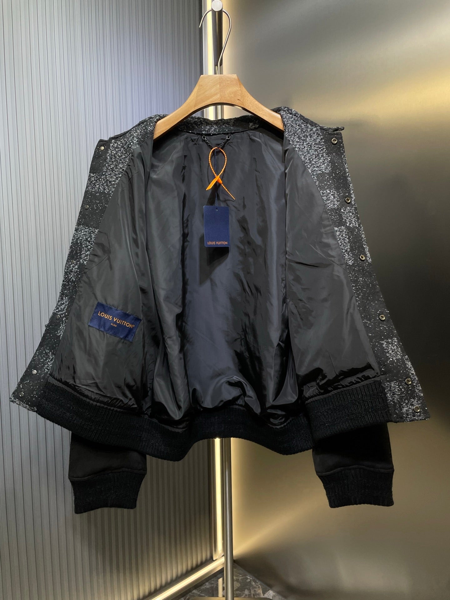 250819 New high-quality checkerboard camouflage jacquard baseball jacket