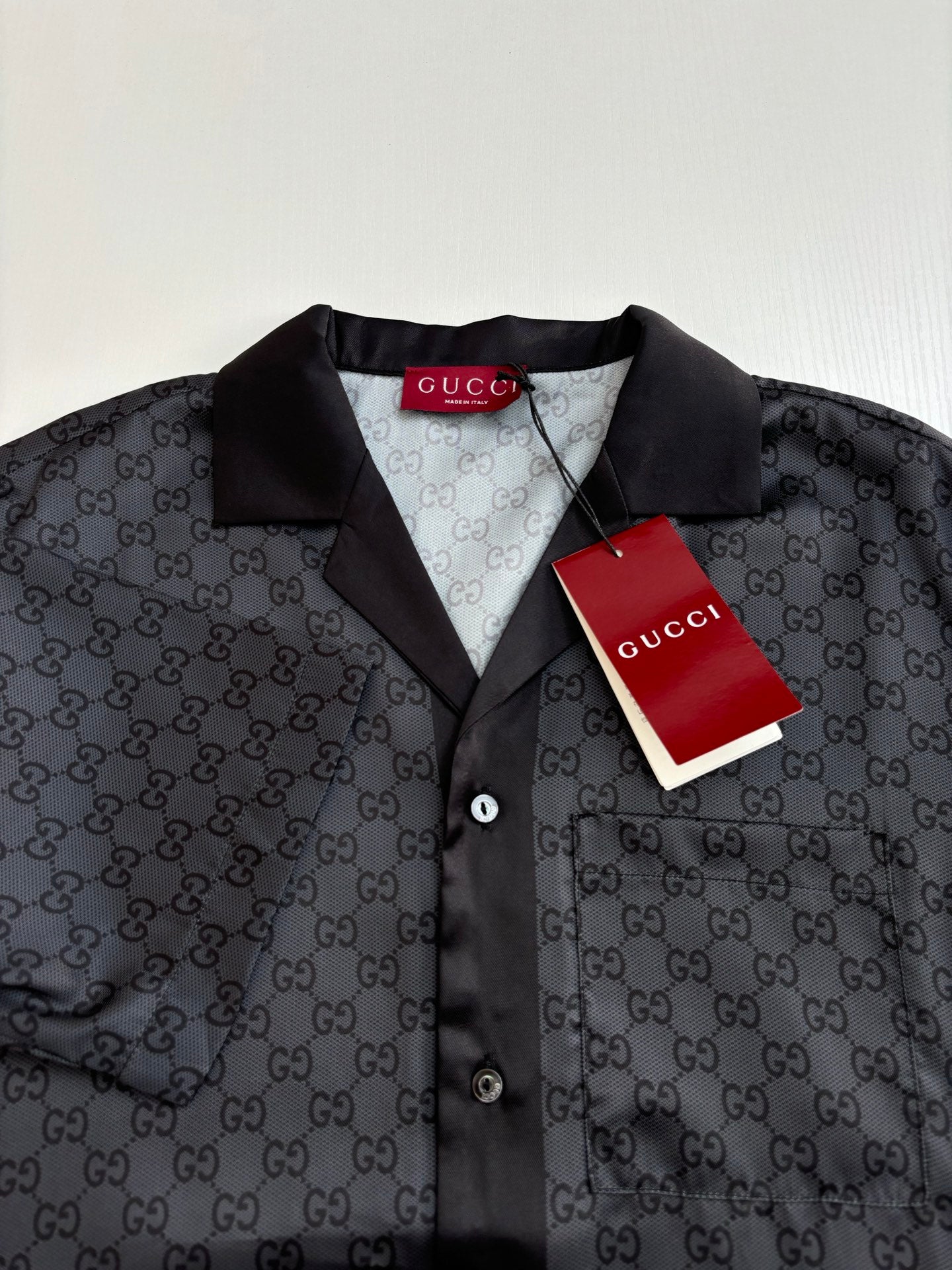 250819 New high-quality silk full-print short-sleeved shirt