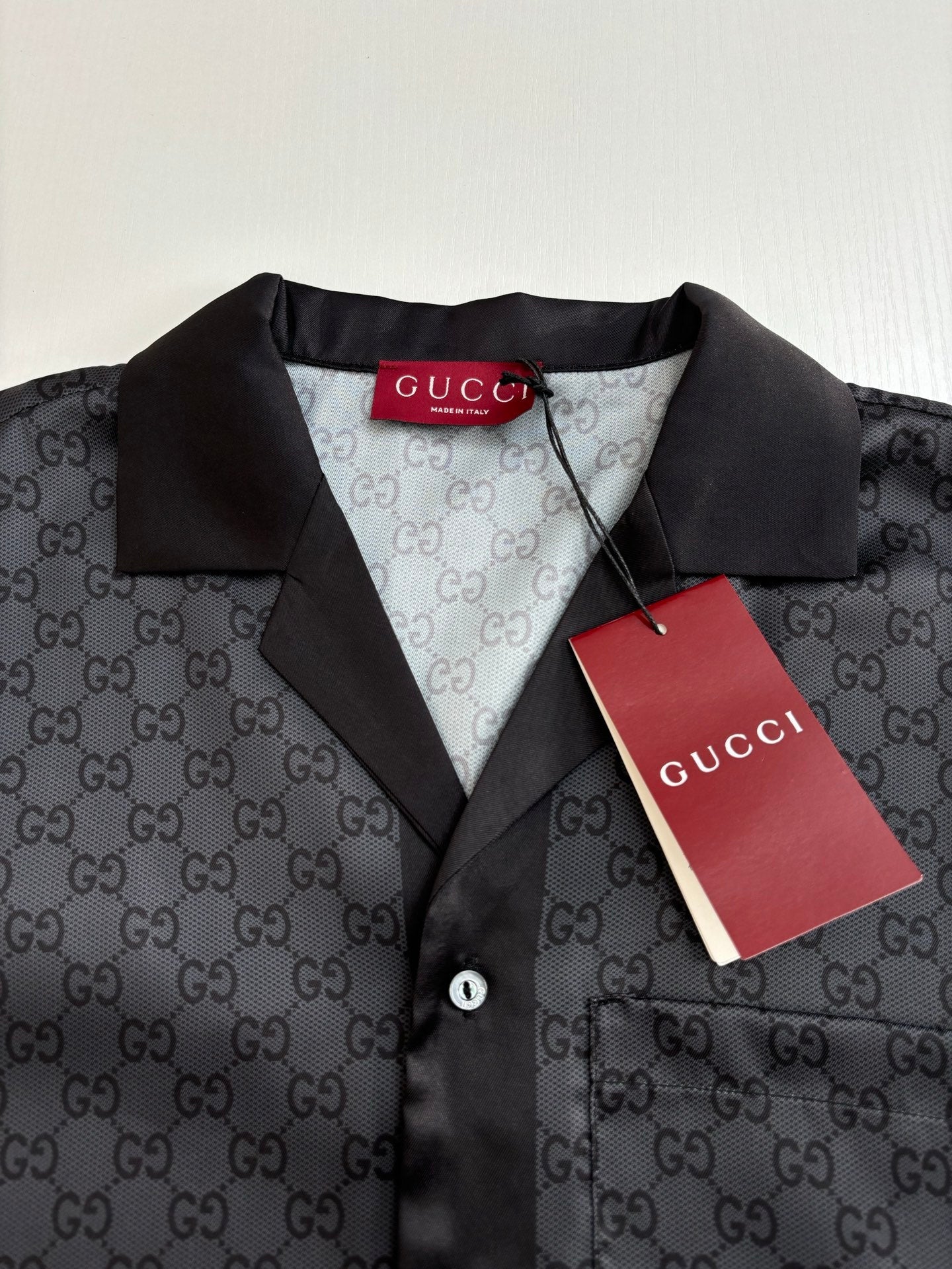 250819 New high-quality silk full-print short-sleeved shirt
