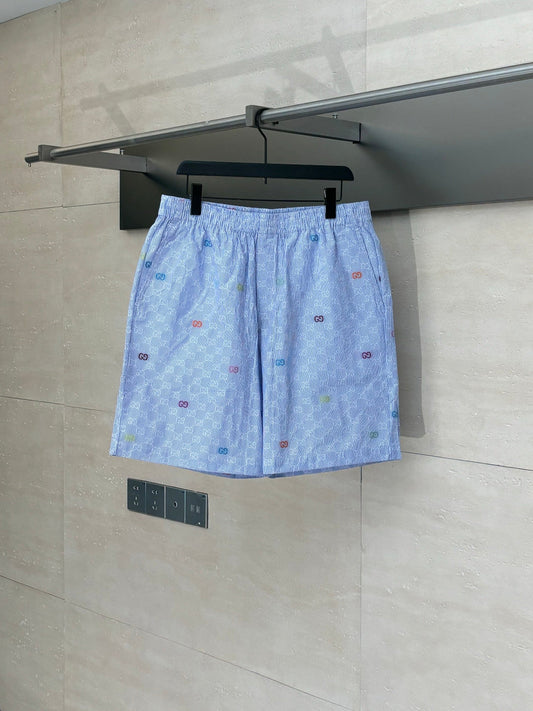 250819 New high-quality jacquard striped casual shorts