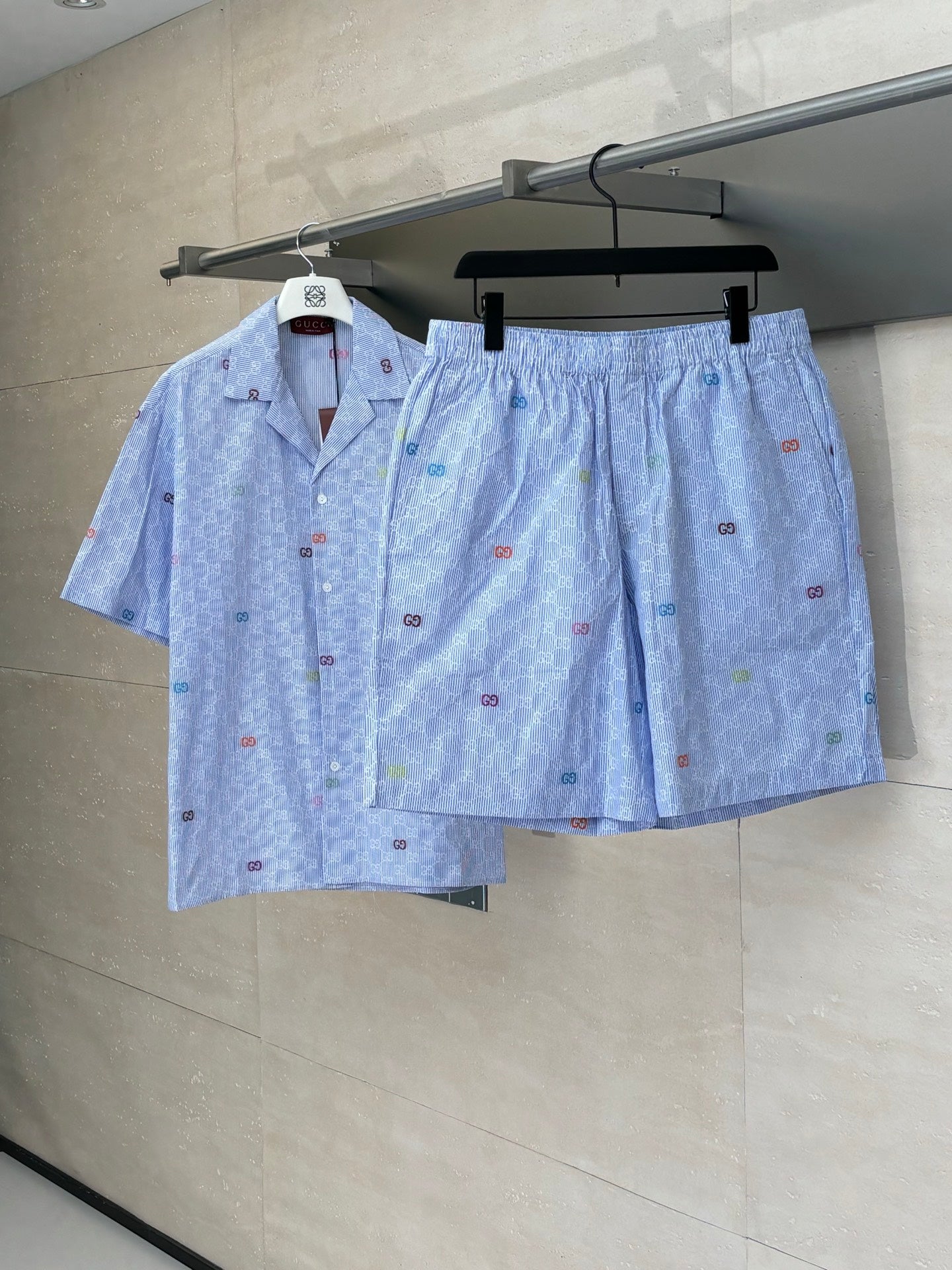 250819 New high-quality jacquard striped casual shorts