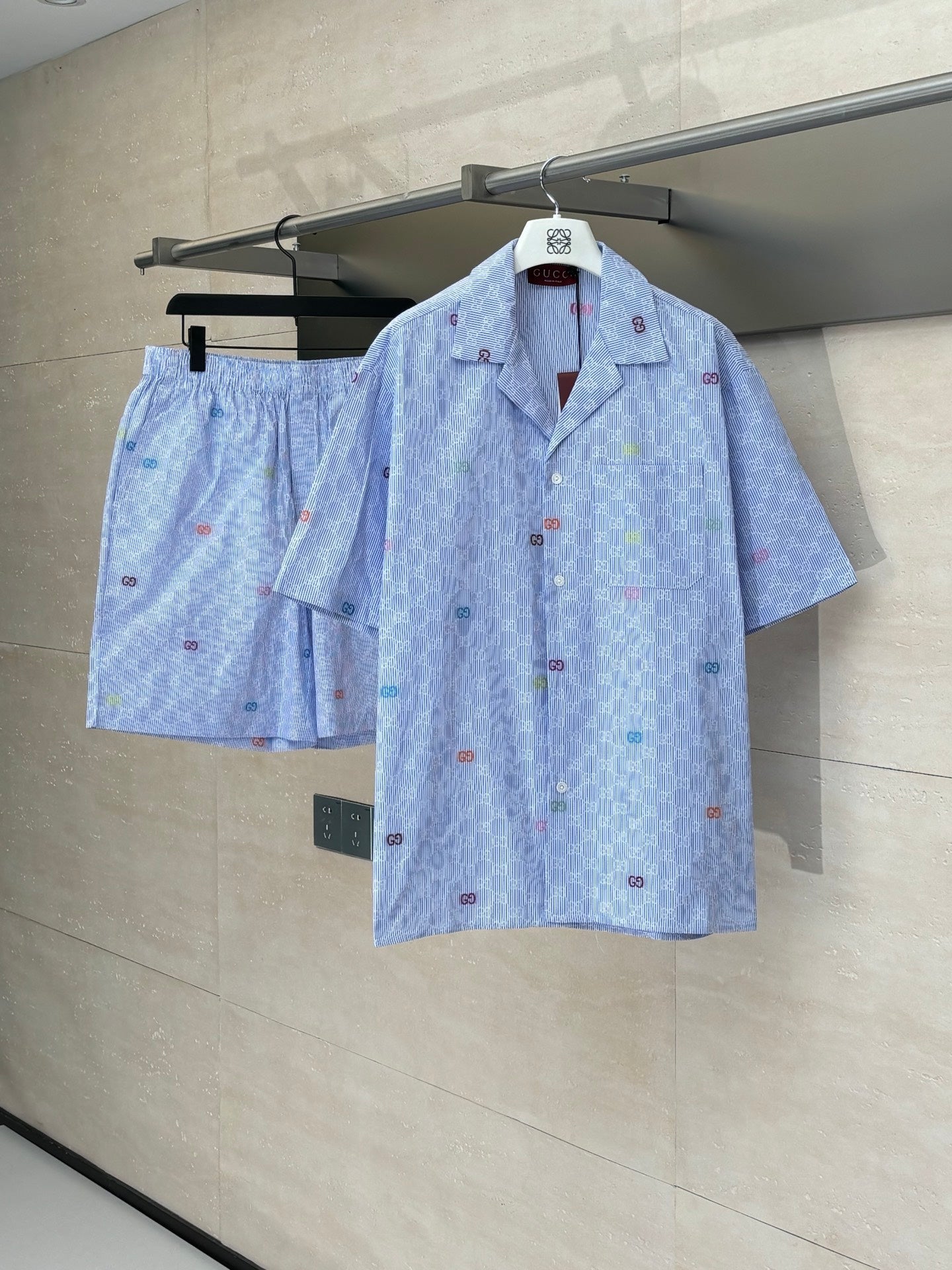 250819 New high-quality jacquard striped short-sleeved shirt