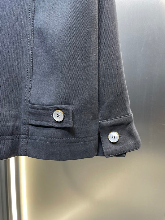 250819 New high-quality lightweight linen work jacket