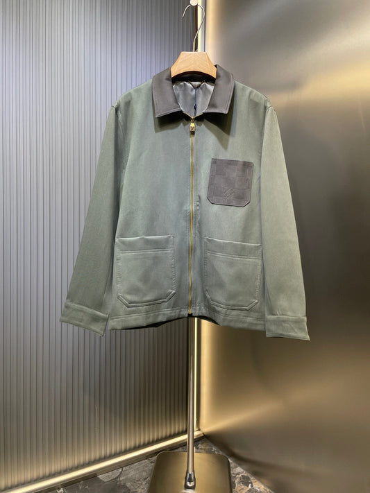 250819 New high-quality lightweight linen work jacket