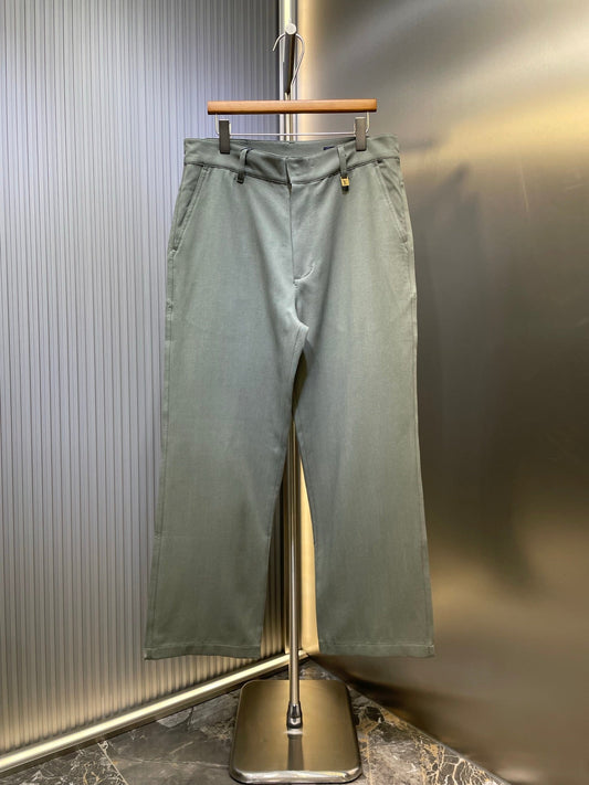 250819 New high-quality lightweight linen work pants