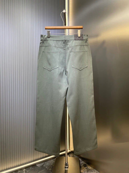 250819 New high-quality lightweight linen work pants
