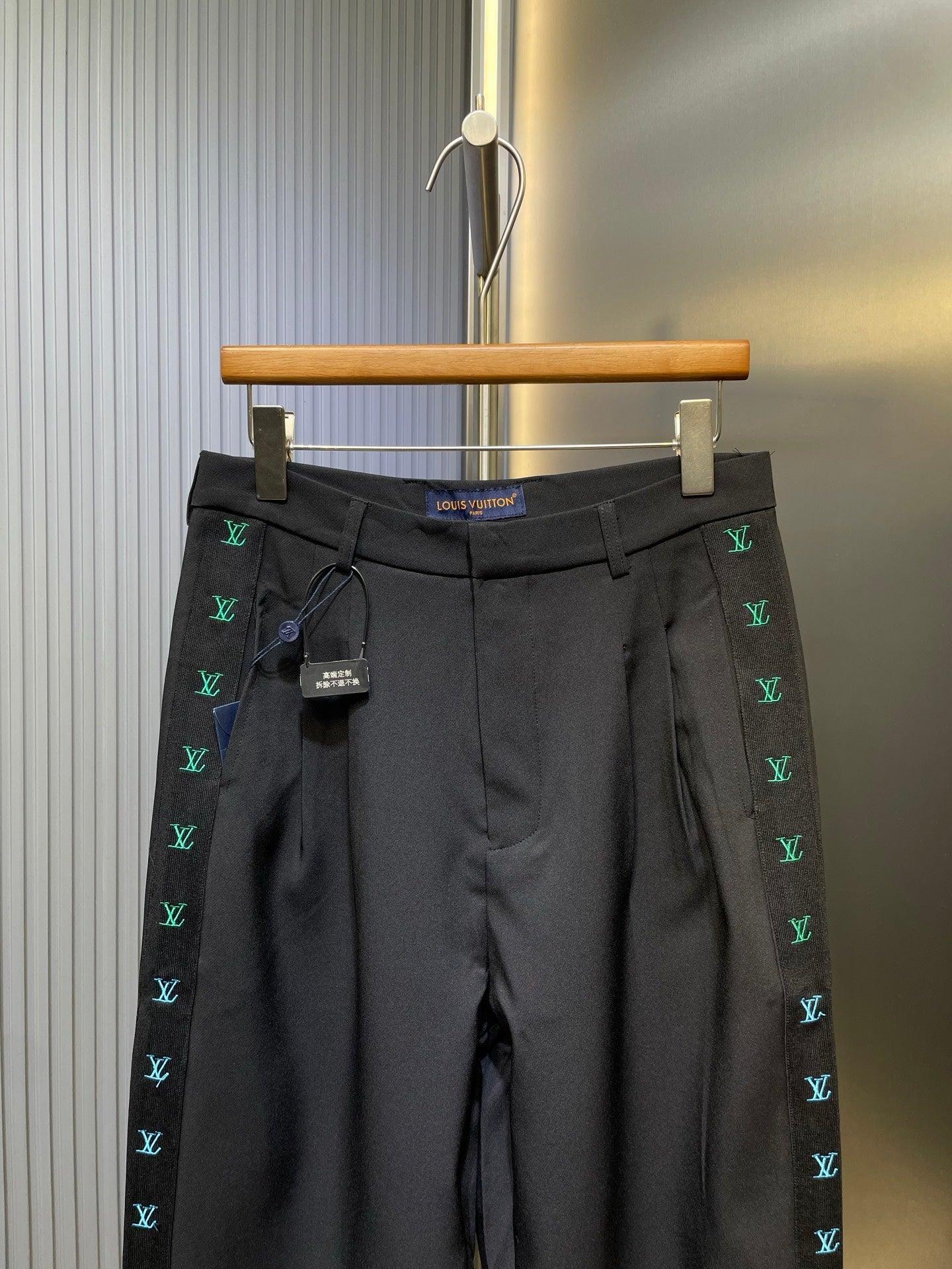 250819 New high-quality woven ribbon embroidered suit pants