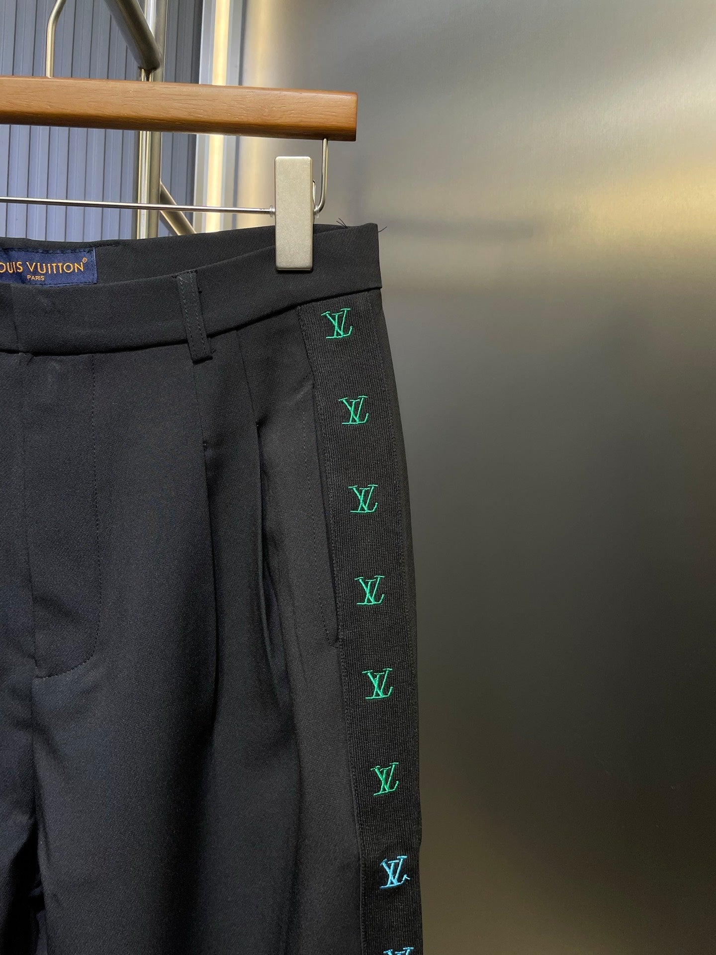250819 New high-quality woven ribbon embroidered suit pants