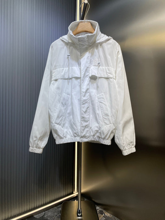 250819 New high-quality water-repellent and windproof zipper jacket
