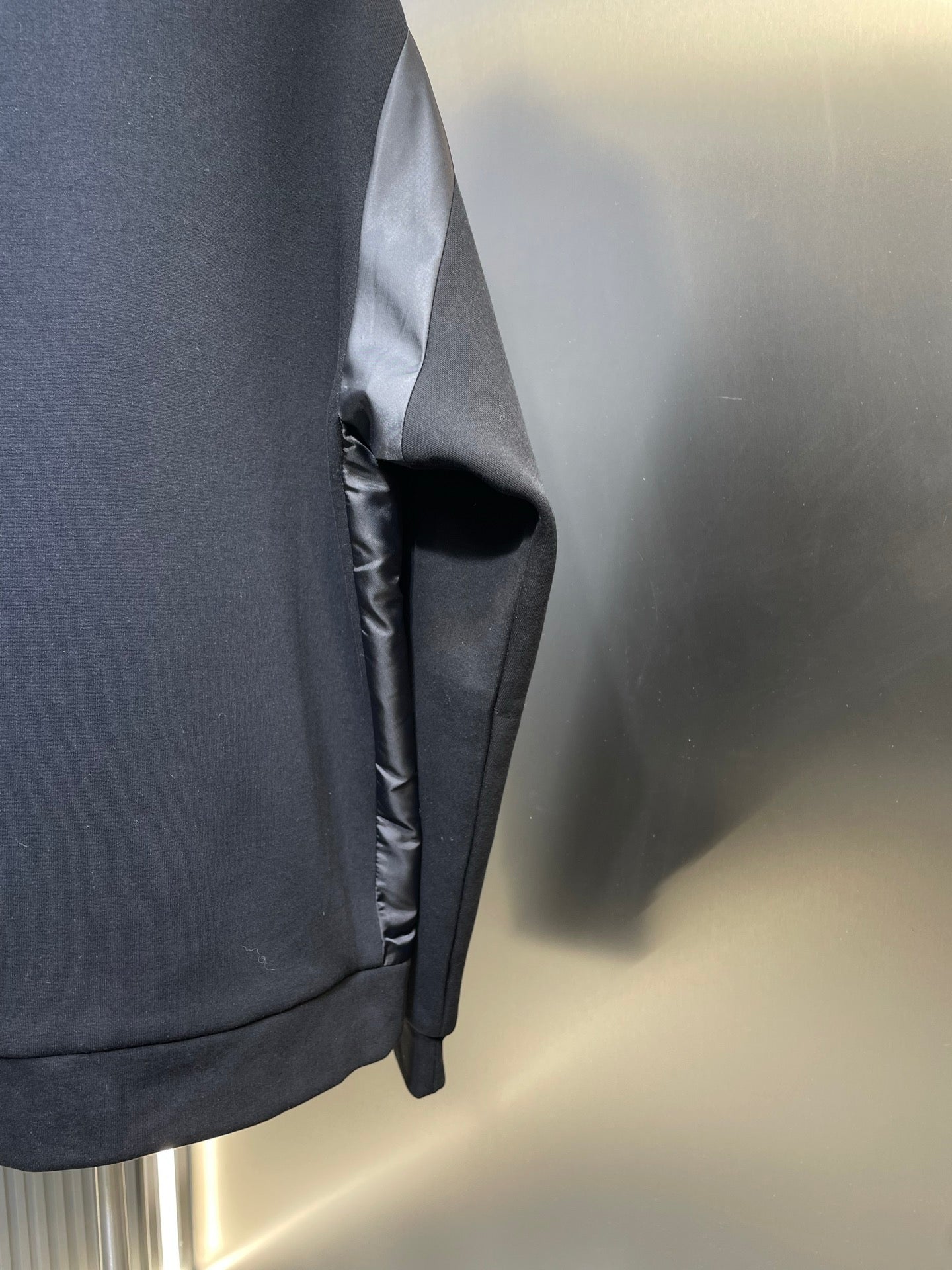 250819 New high-quality patchwork Roman fabric zipper jacket