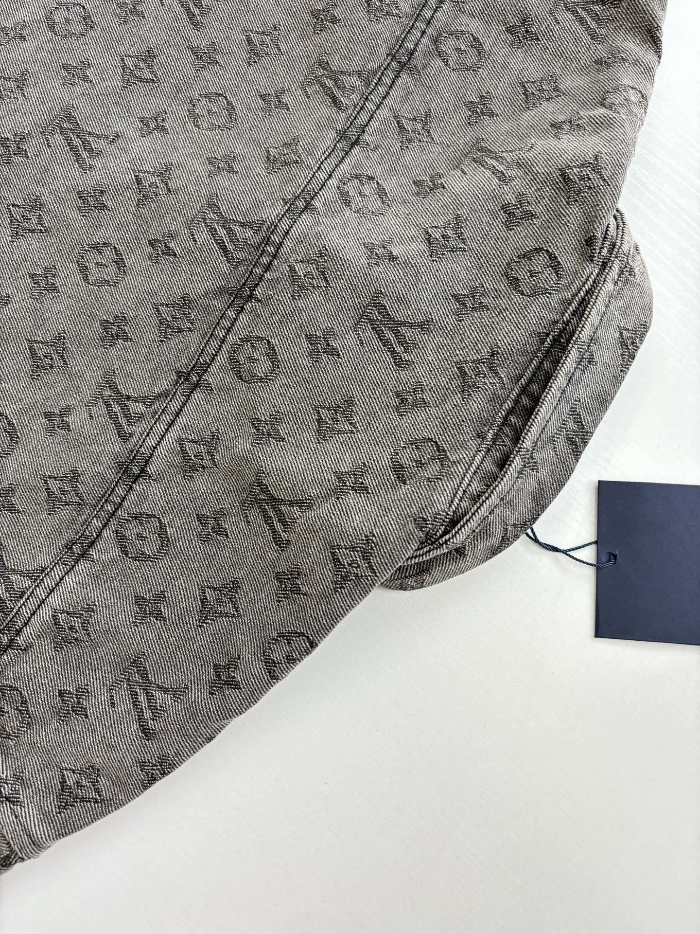 250819 A new high-quality full-printed jacquard denim jacket