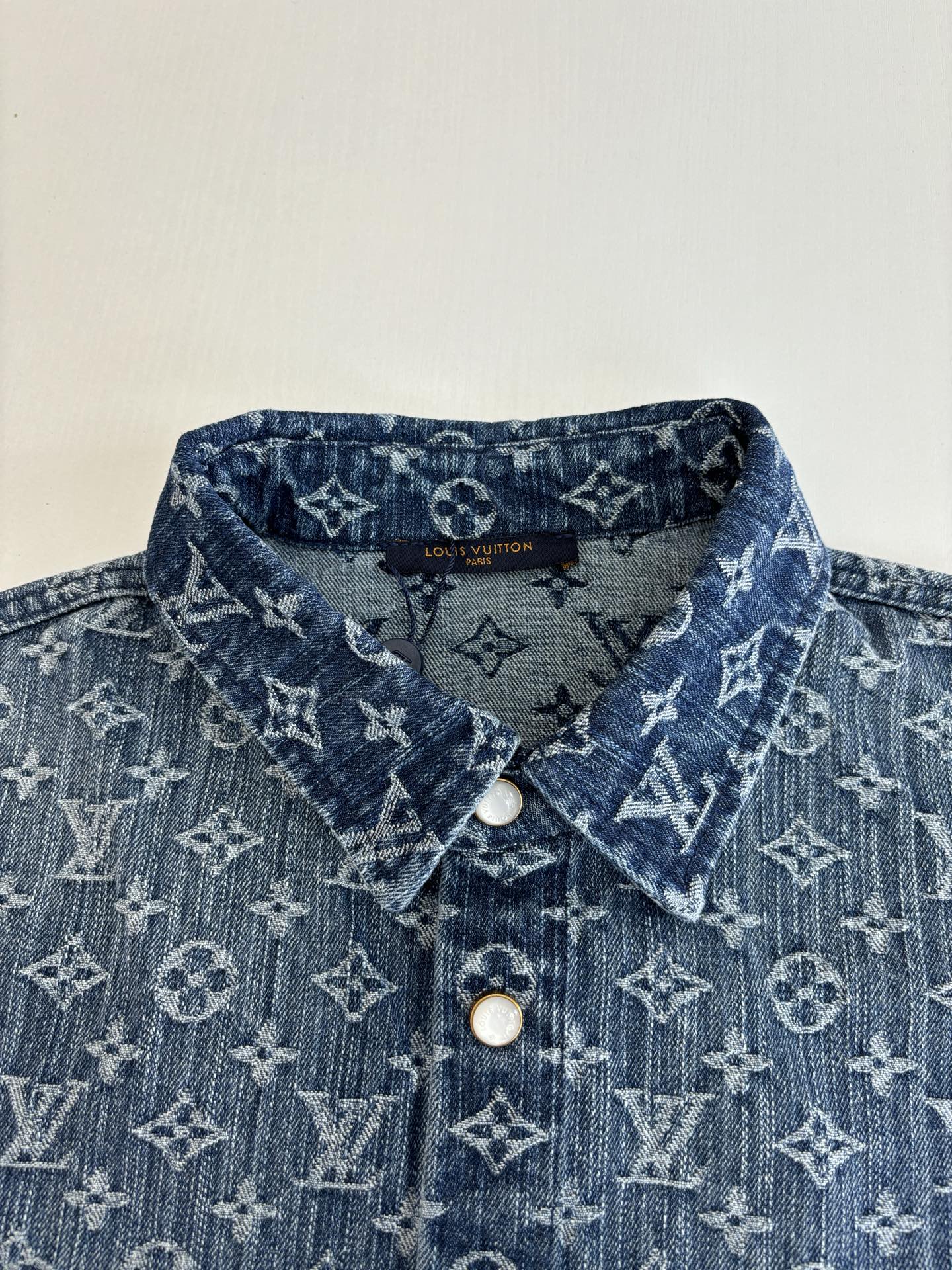 250819 A new high-quality full-printed jacquard denim jacket
