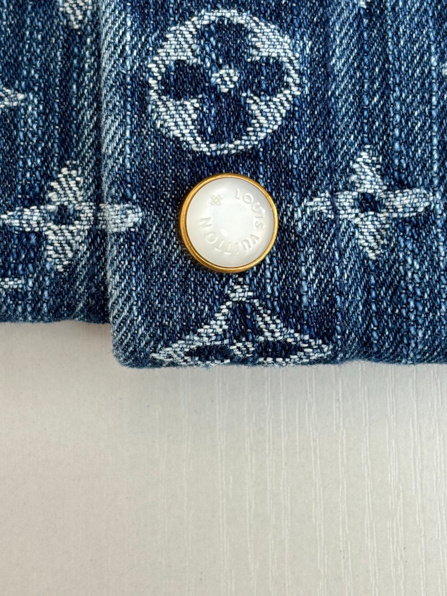 250819 A new high-quality full-printed jacquard denim jacket
