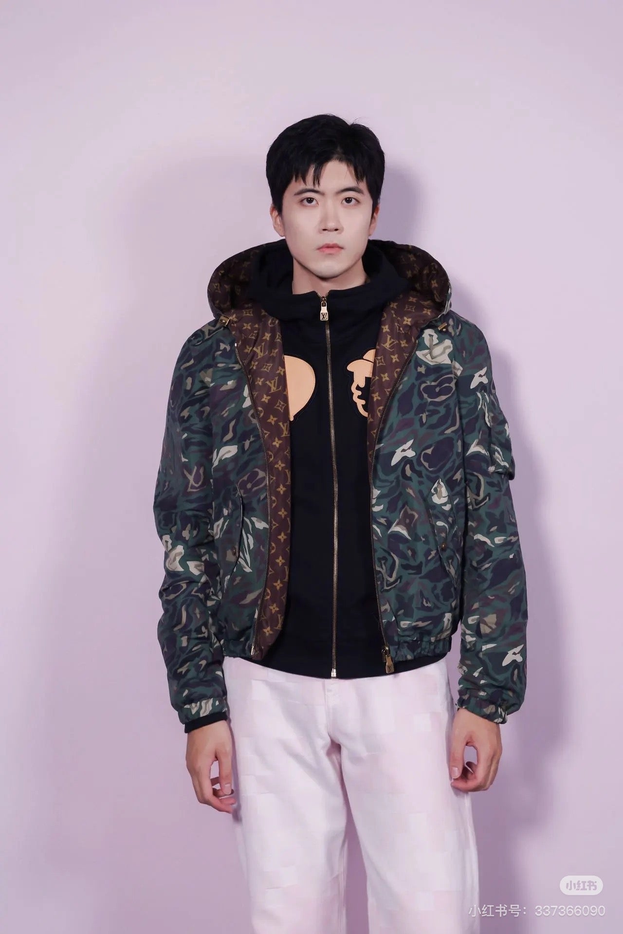 250825 New high-quality double-sided zipper hooded jacket