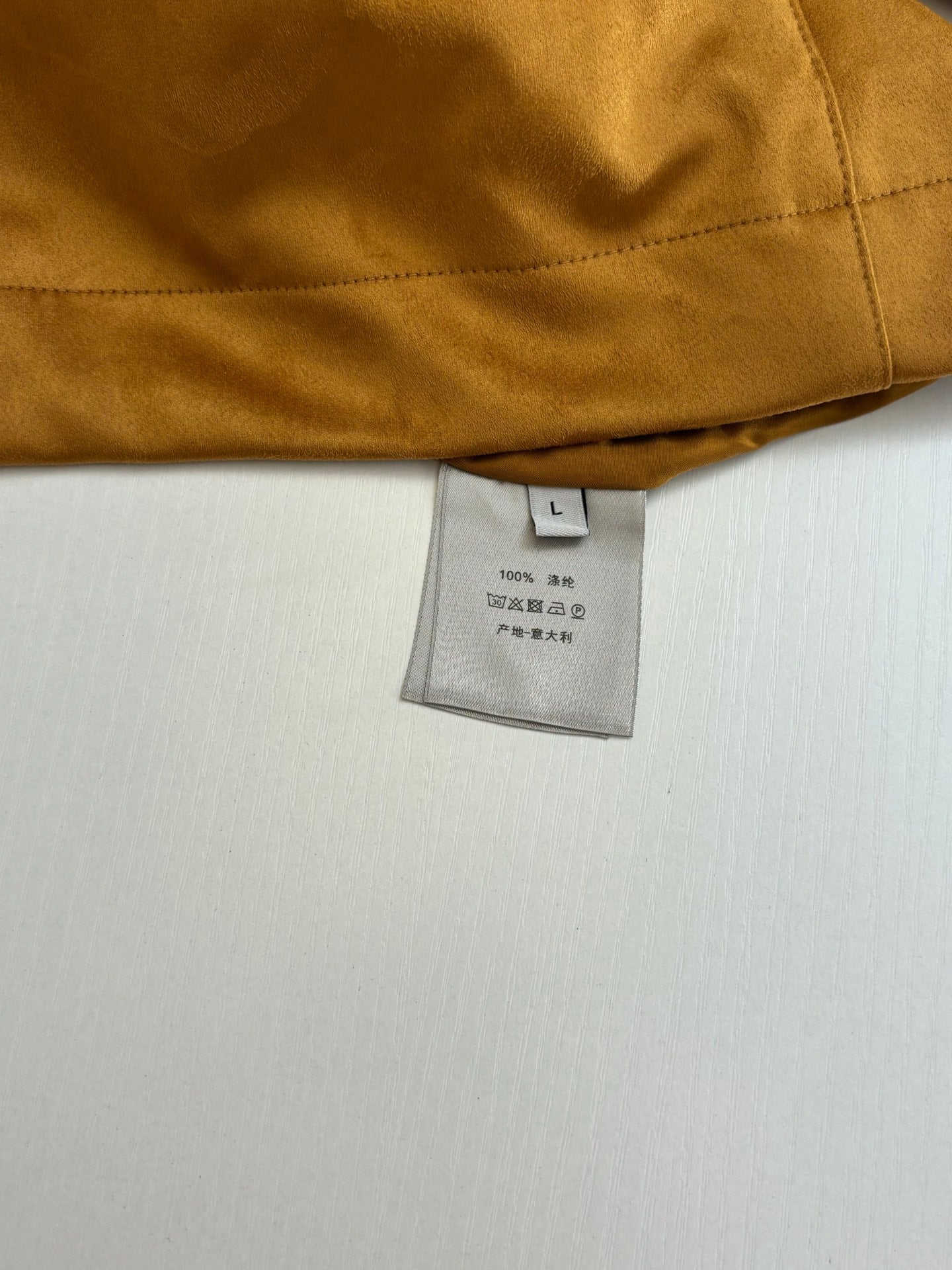 250825 A new high-quality suede textured minimalist leather jacket