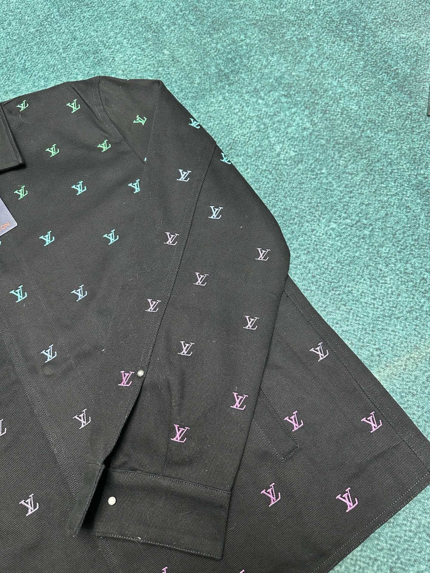 250825 New high-quality gradient full-print skateboard denim jacket