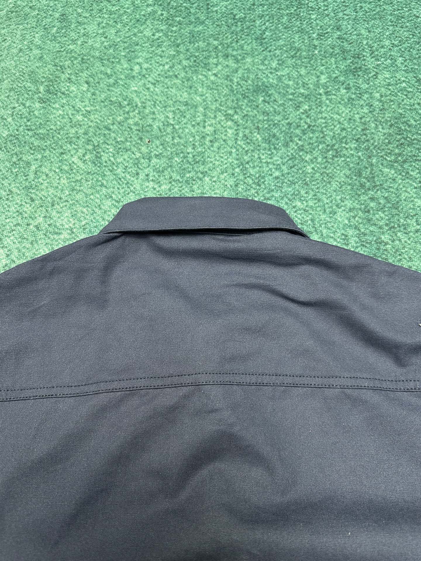 250825 New high-quality cotton pocket embroidered long-sleeved shirt